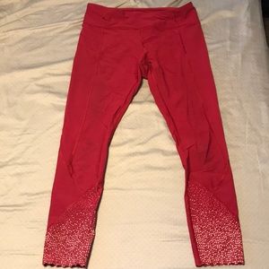 Lululemon Red Speed Tights - Size 8
